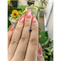 0.68 Ct. Blue Sapphire from Ceylon (Sri Lanka) Life Style