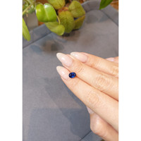 1.12 Ct. Blue Sapphire from Thailand Life Style