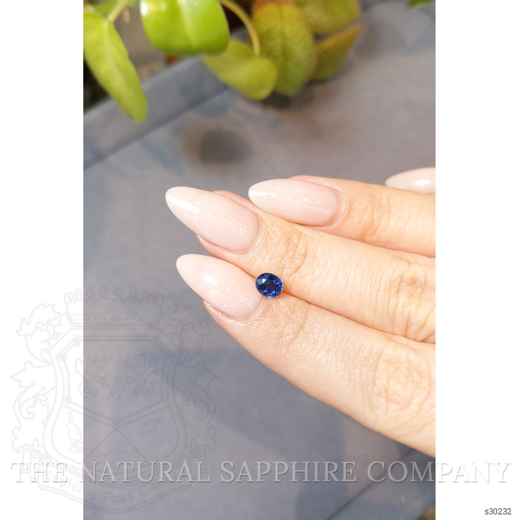 0.68 Ct. Blue Sapphire from Thailand