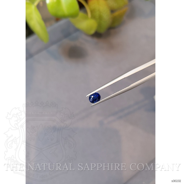 0.68 Ct. Blue Sapphire from Thailand