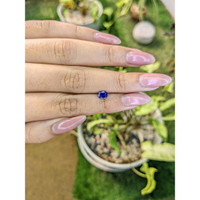 0.69 Ct. Blue Sapphire from Ceylon (Sri Lanka) Life Style