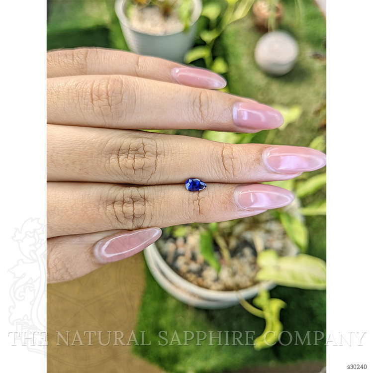 0.70 Ct. Blue Sapphire from Ceylon (Sri Lanka)