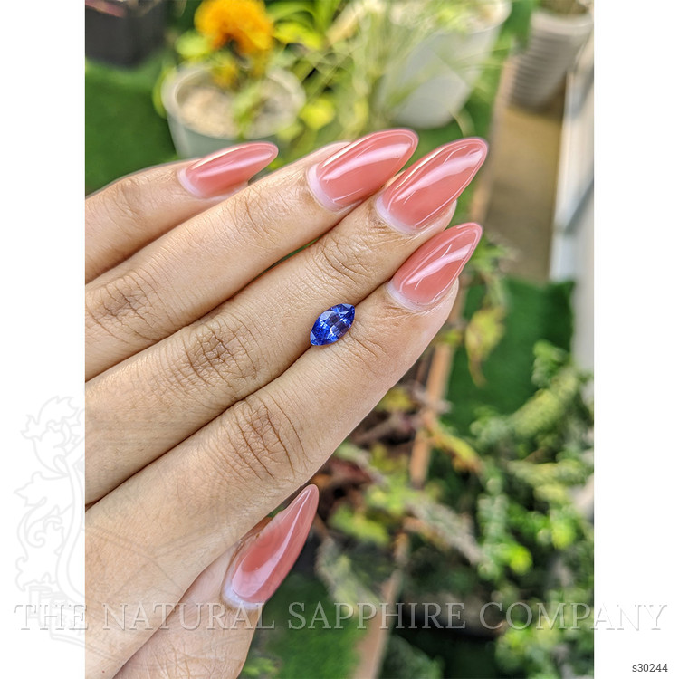 1.21 Ct. Blue Sapphire from Ceylon (Sri Lanka)