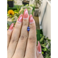 1.21 Ct. Blue Sapphire from Ceylon (Sri Lanka) Life Style