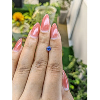 0.73 Ct. Blue Sapphire from Ceylon (Sri Lanka) Life Style