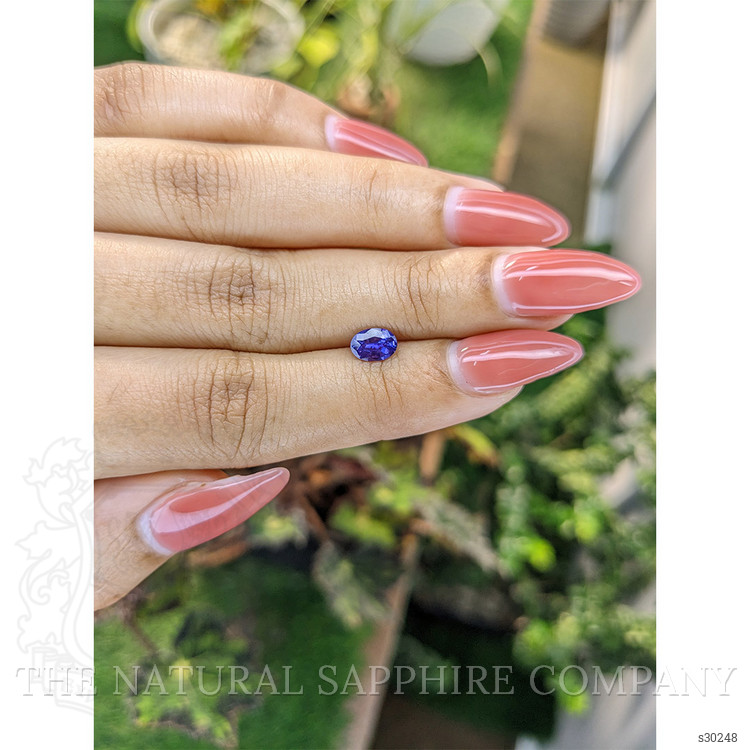 0.69 Ct. Color Change Sapphire from Ceylon (Sri Lanka)