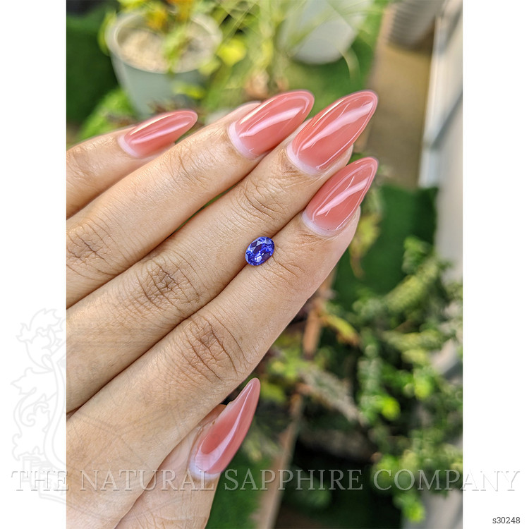 0.69 Ct. Color Change Sapphire from Ceylon (Sri Lanka)