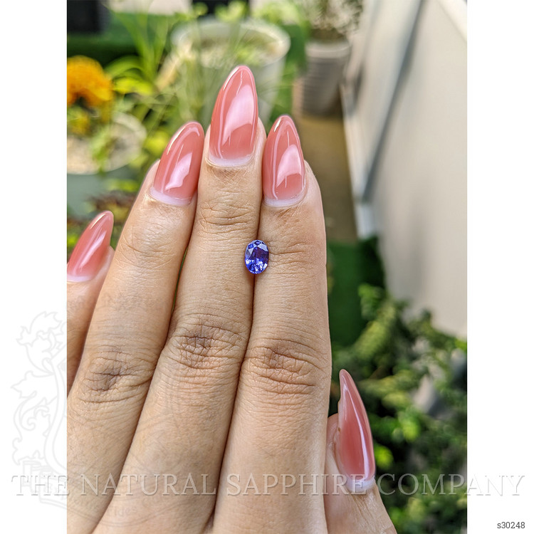 0.69 Ct. Color Change Sapphire from Ceylon (Sri Lanka)