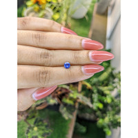 0.59 Ct. Blue Sapphire from Ceylon (Sri Lanka) Life Style