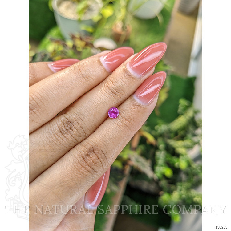 0.52 Ct. Pink Sapphire from Ceylon (Sri Lanka)