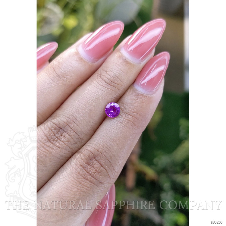 0.64 Ct. Pinkish Purple Sapphire from Ceylon (Sri Lanka)
