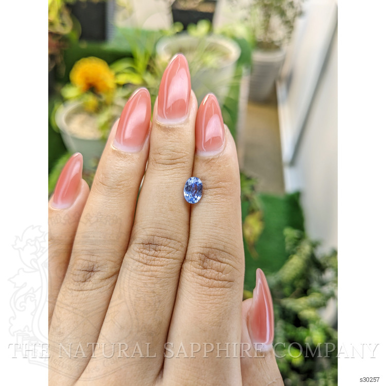 1.27 Ct. Blue Sapphire from Ceylon (Sri Lanka)