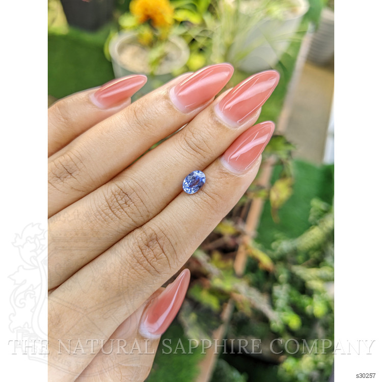 1.27 Ct. Blue Sapphire from Ceylon (Sri Lanka)