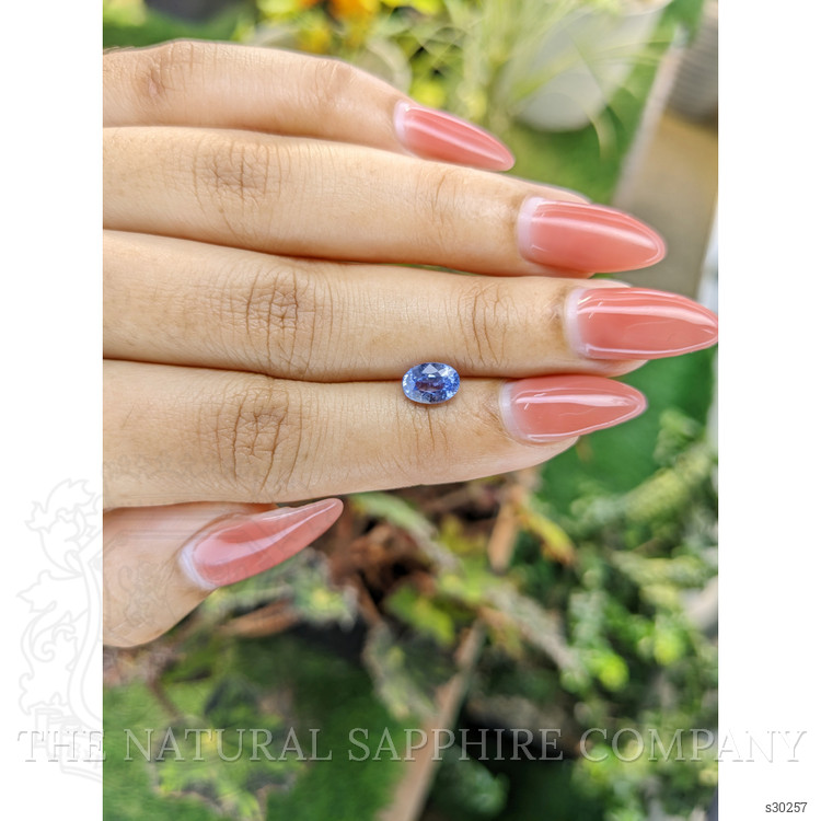 1.27 Ct. Blue Sapphire from Ceylon (Sri Lanka)