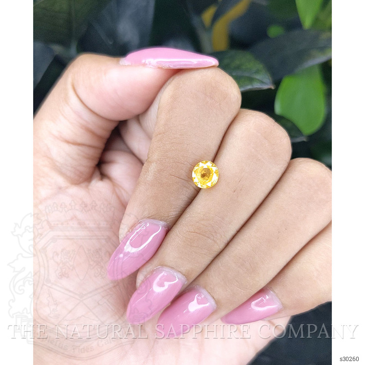 1.11 Ct. Yellow Sapphire from Ceylon (Sri Lanka)
