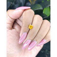 1.16 Ct. Orangish Yellow Sapphire from Ceylon (Sri Lanka) Life Style