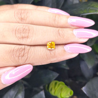 1.16 Ct. Orangish Yellow Sapphire from Ceylon (Sri Lanka) Life Style