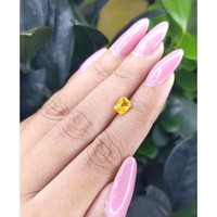 1.08 Ct. Orangish Yellow Sapphire from Ceylon (Sri Lanka) Life Style