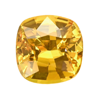 1.05 Ct. Orangish Yellow Sapphire from Ceylon (Sri Lanka) Video