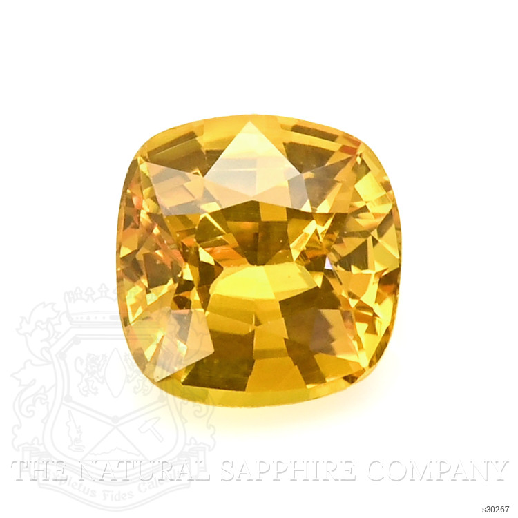 1.05 Ct. Orangish Yellow Sapphire from Ceylon (Sri Lanka)