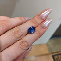 7.26 Ct. Blue Star Sapphire from Burma (Myanmar) Life Style