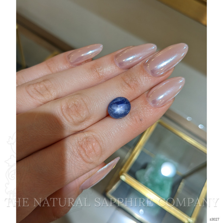7.26 Ct. Blue Star Sapphire from Burma (Myanmar)