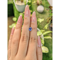 0.97 Ct. Blue Sapphire from Ceylon (Sri Lanka) Life Style