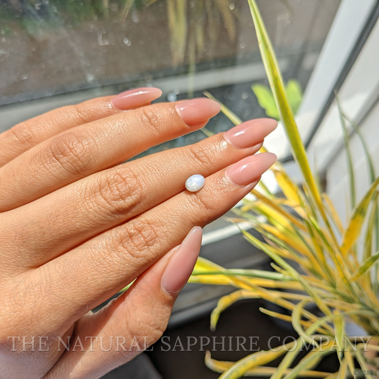 1.05 Ct. Greyish Blue Star Sapphire from Ceylon (Sri Lanka)