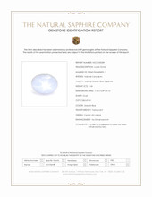 1.46 Ct. Greyish Blue Star Sapphire from Ceylon (Sri Lanka) Scan Report