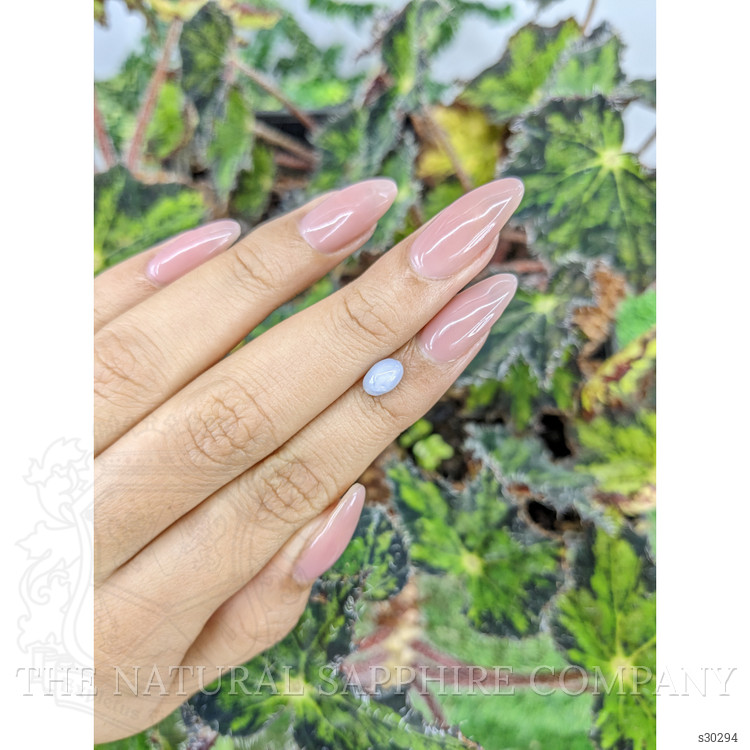 1.52 Ct. Greyish Blue Star Sapphire from Ceylon (Sri Lanka)