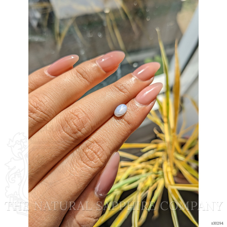 1.52 Ct. Greyish Blue Star Sapphire from Ceylon (Sri Lanka)