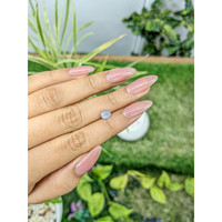 1.26 Ct. Bluish Grey Star Sapphire from Ceylon (Sri Lanka) Life Style