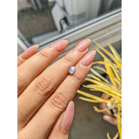 1.26 Ct. Bluish Grey Star Sapphire from Ceylon (Sri Lanka) Life Style