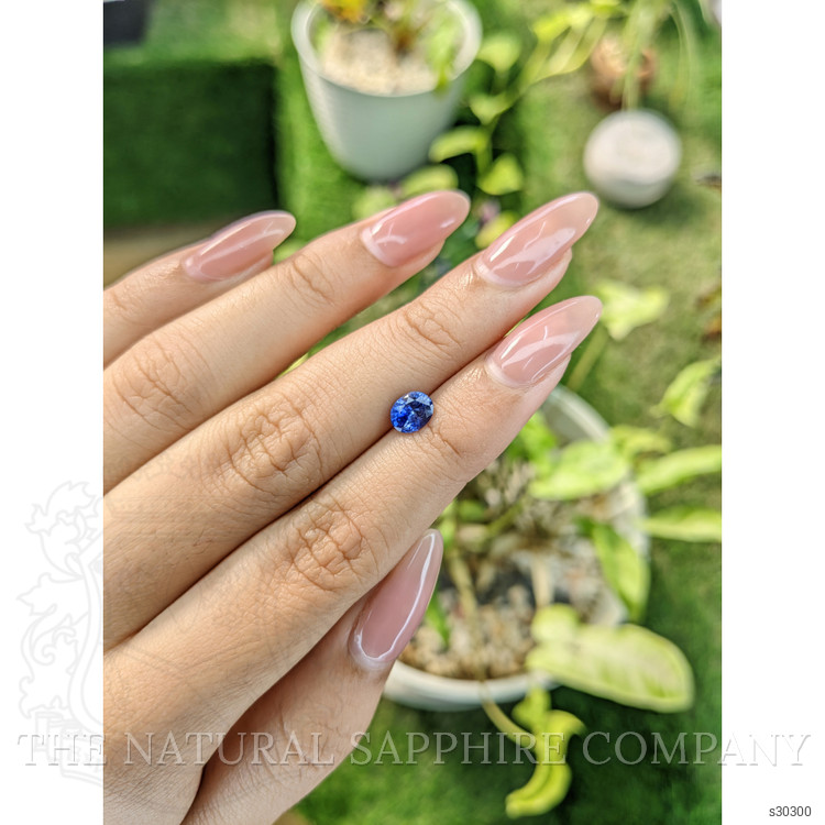1.02 Ct. Blue Sapphire from Ceylon (Sri Lanka)