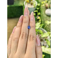 1.02 Ct. Blue Sapphire from Ceylon (Sri Lanka) Life Style