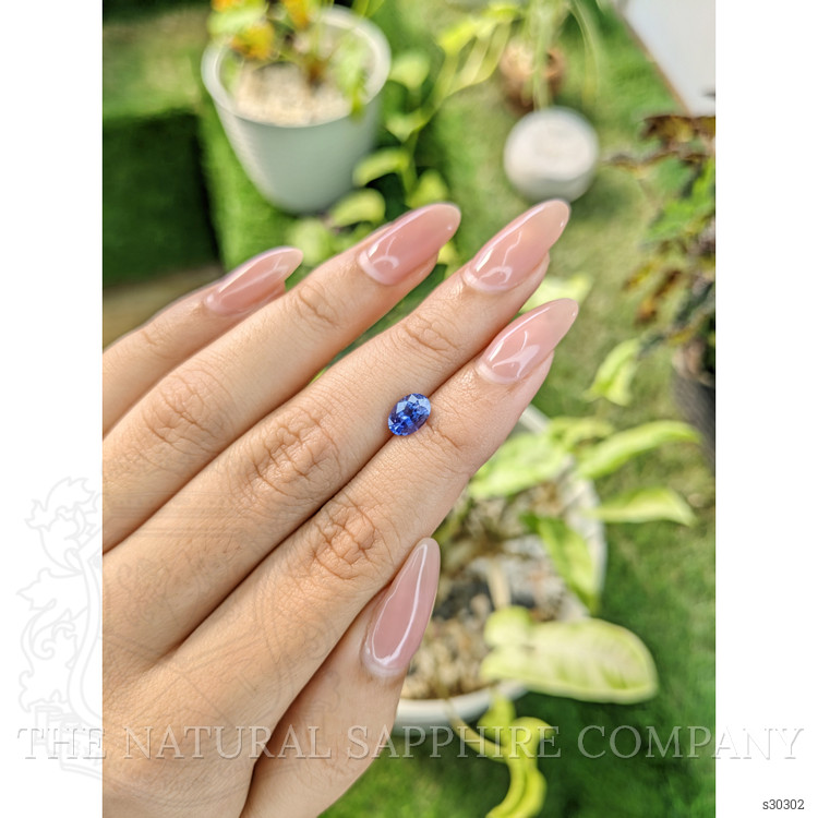 1.17 Ct. Blue Sapphire from Ceylon (Sri Lanka)