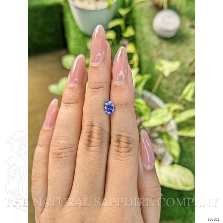 1.17 Ct. Blue Sapphire from Ceylon (Sri Lanka)