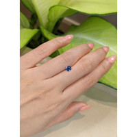 0.49 Ct. Blue Sapphire from Ceylon (Sri Lanka) Life Style