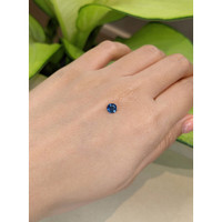 0.49 Ct. Blue Sapphire from Ceylon (Sri Lanka) Life Style