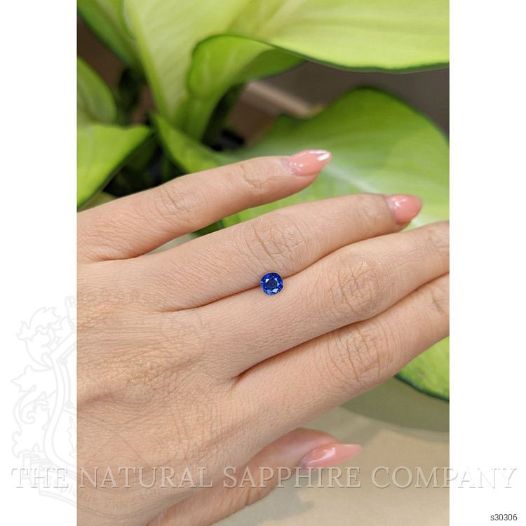 0.54 Ct. Blue Sapphire from Ceylon (Sri Lanka)