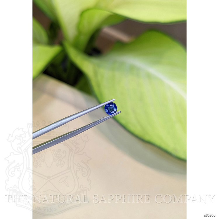 0.54 Ct. Blue Sapphire from Ceylon (Sri Lanka)