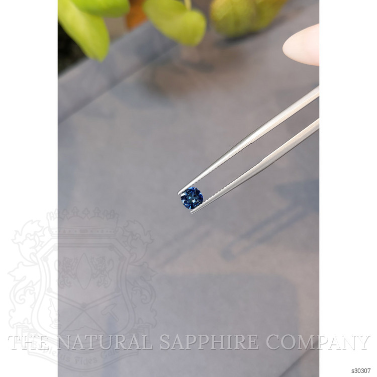 0.59 Ct. Blue Sapphire from Ceylon (Sri Lanka)
