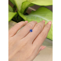 0.63 Ct. Blue Sapphire from Ceylon (Sri Lanka) Life Style