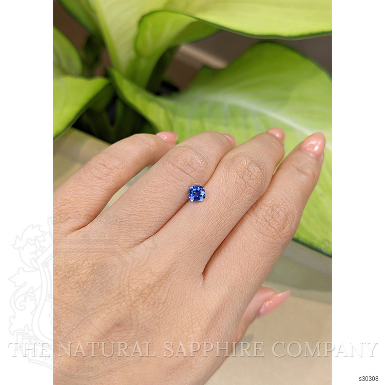 0.63 Ct. Blue Sapphire from Ceylon (Sri Lanka)