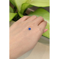 0.63 Ct. Blue Sapphire from Ceylon (Sri Lanka) Life Style