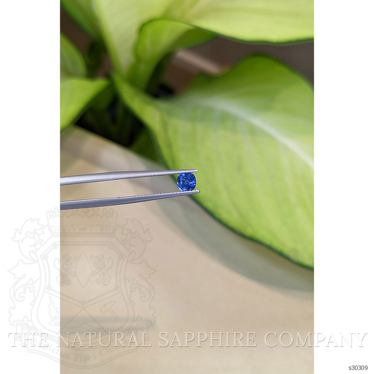 0.69 Ct. Blue Sapphire from Ceylon (Sri Lanka)