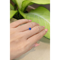 0.69 Ct. Blue Sapphire from Ceylon (Sri Lanka) Life Style