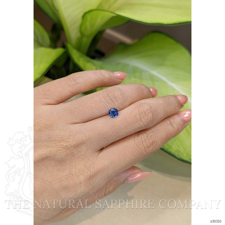 0.70 Ct. Blue Sapphire from Ceylon (Sri Lanka)