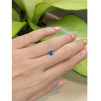 0.53 Ct. Blue Sapphire from Ceylon (Sri Lanka) Life Style