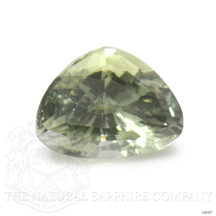 1.16 Ct. Yellowish Green Sapphire from Ceylon (Sri Lanka)